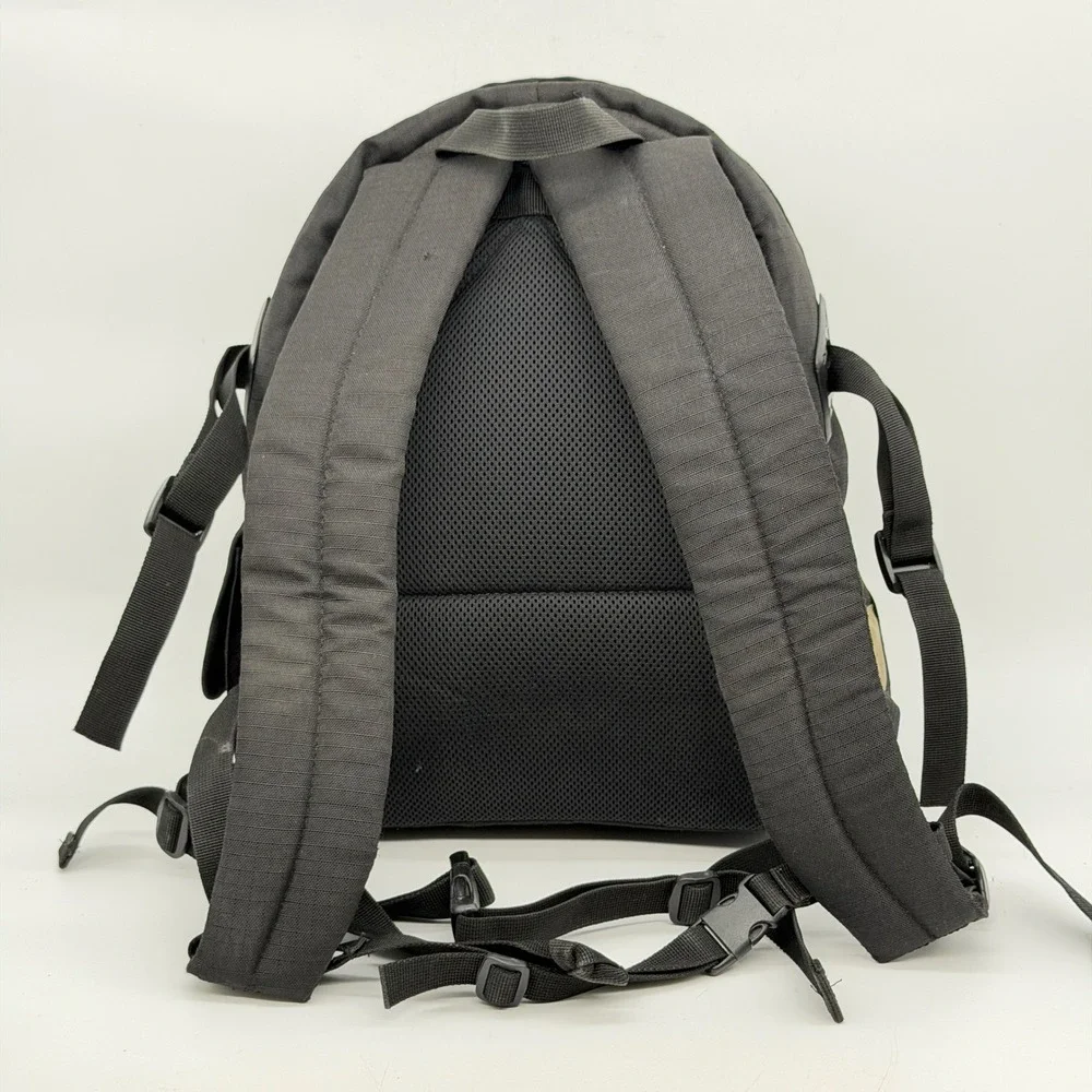 Canon Camera Backpack Black Olive Green DSLR Gear Bag Padded Straps Bungee